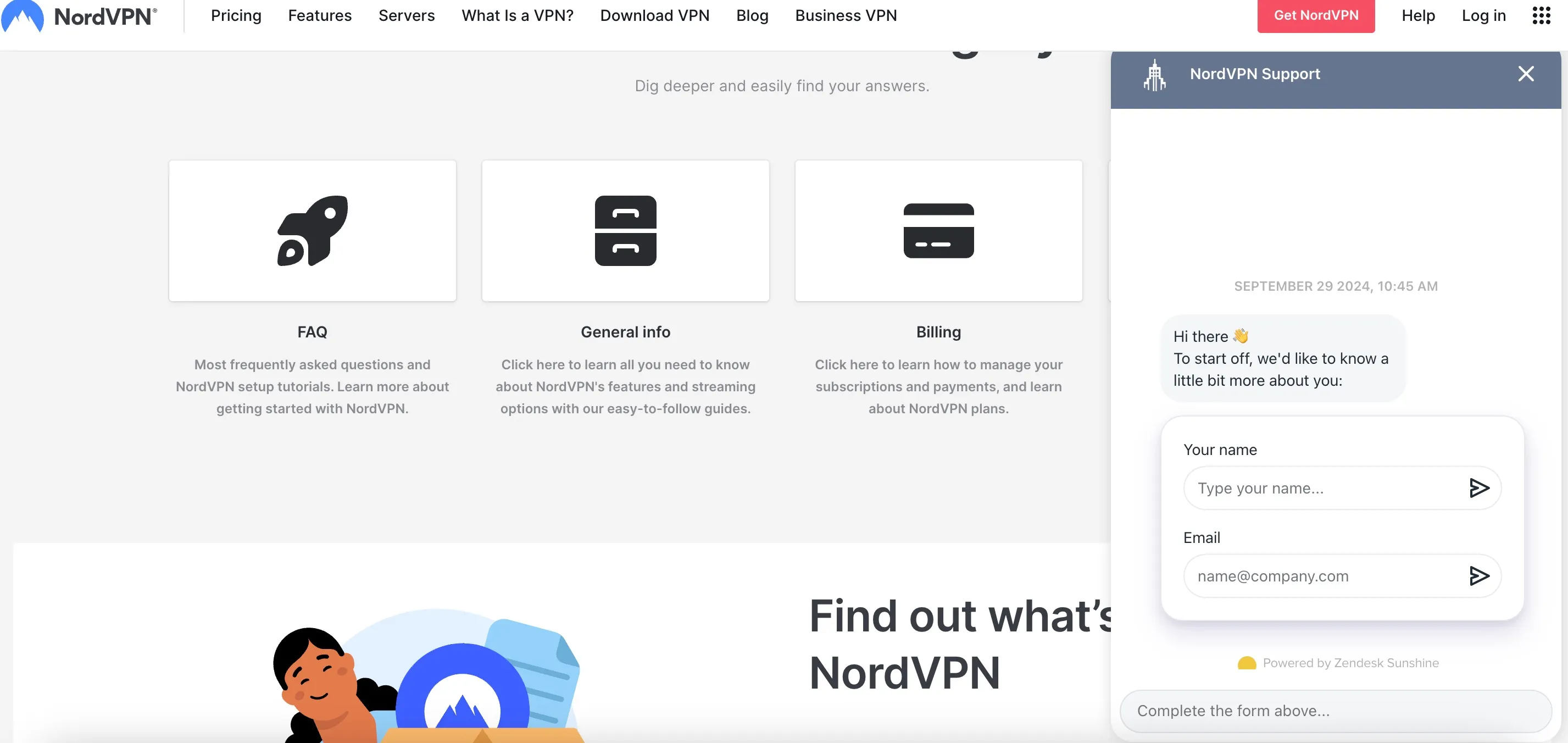 NordVPN helpcenter